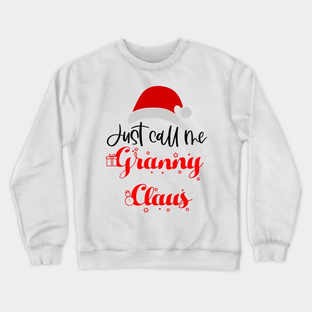 Granny Claus Crewneck Sweatshirt by CindersRose